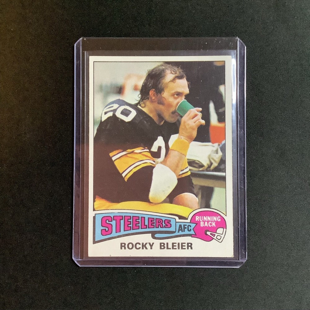 1975 Topps Football #39 Rocky Beier RC Rookie Card HOF Pittsburg Steelers